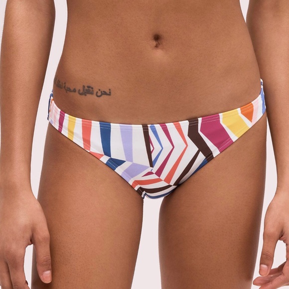 NWT Kate Spade Geobrella Multicolor Bikini Swimsuit Bathing Suit - Picture 3 of 13